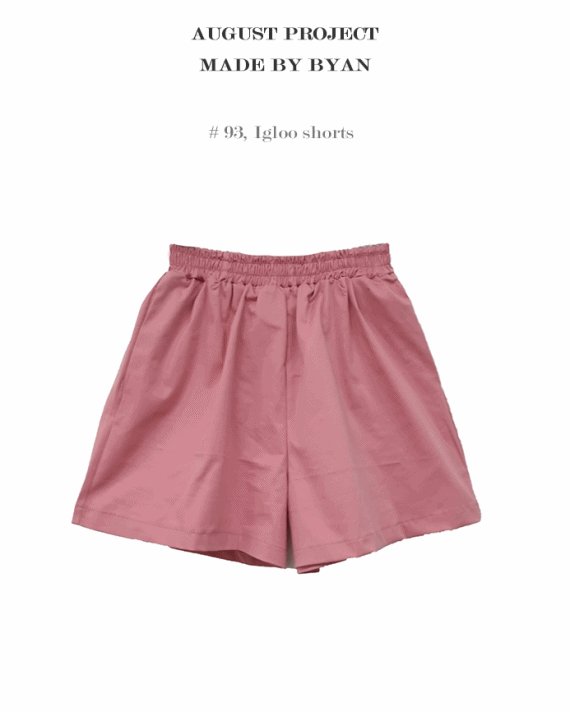 #93 Igloo shorts (3color)
