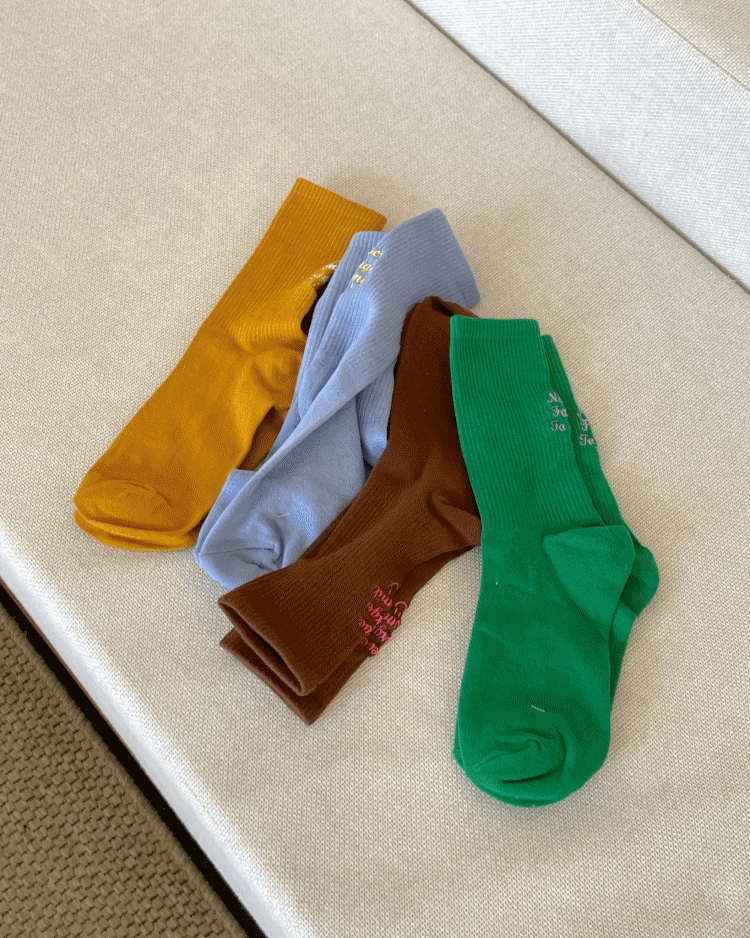 Smile socks (5color)